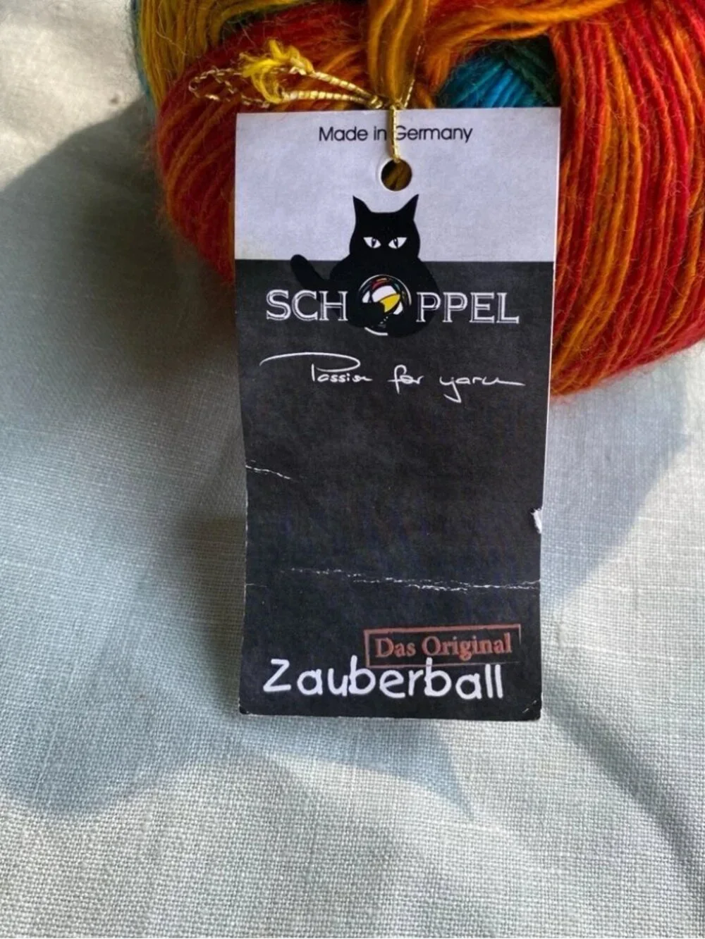 Schoppel Zauberball 100g yarn ball color 1564 Frische fische Fresh Fish stripes